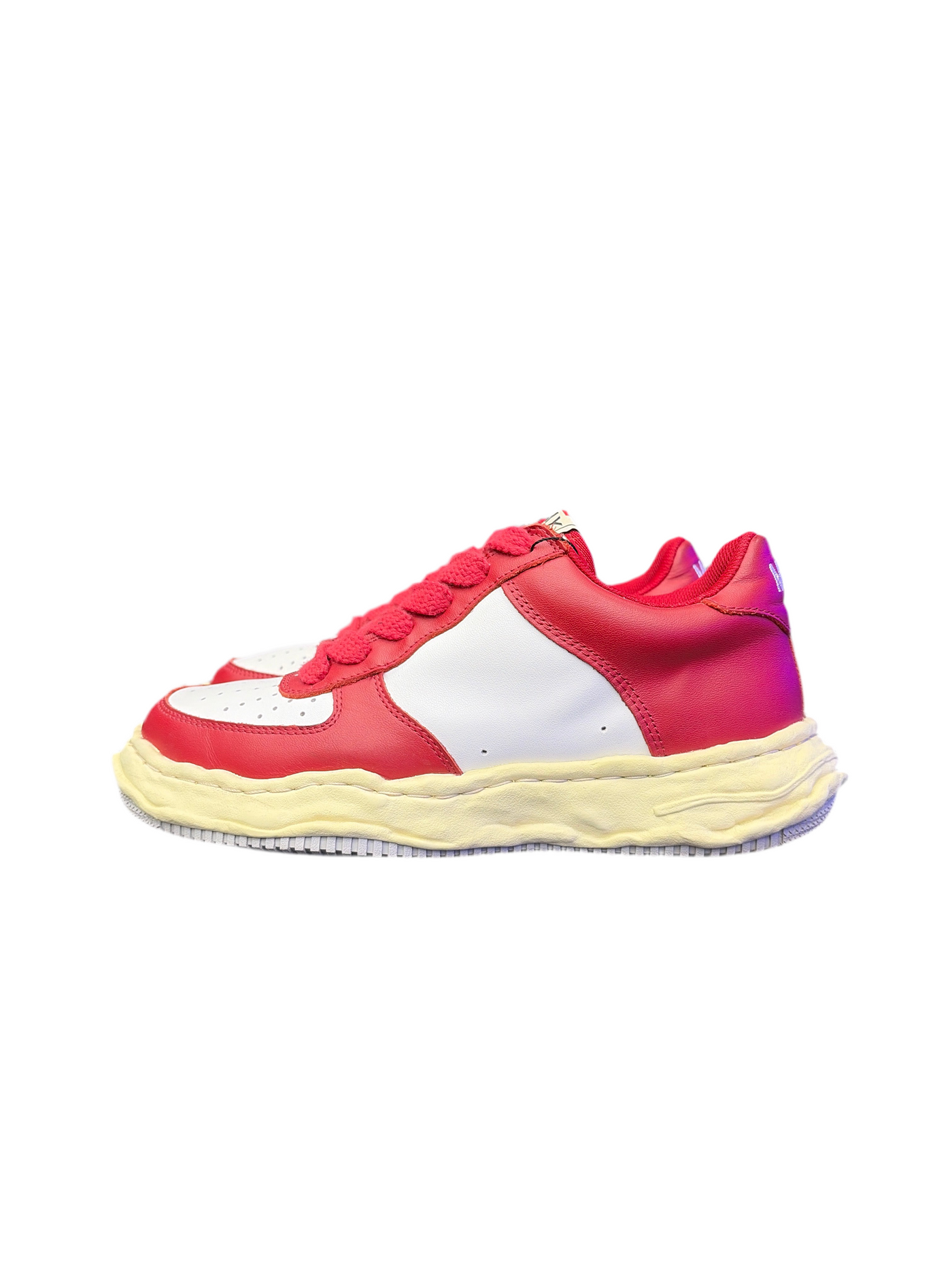 MMY Wayne Leather Low Red White