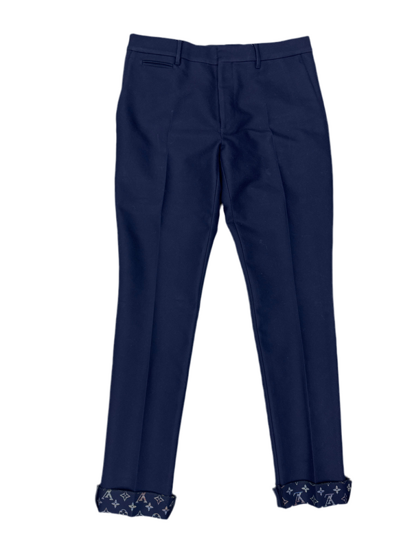Lv Dress Pants Navy Blue Slacks