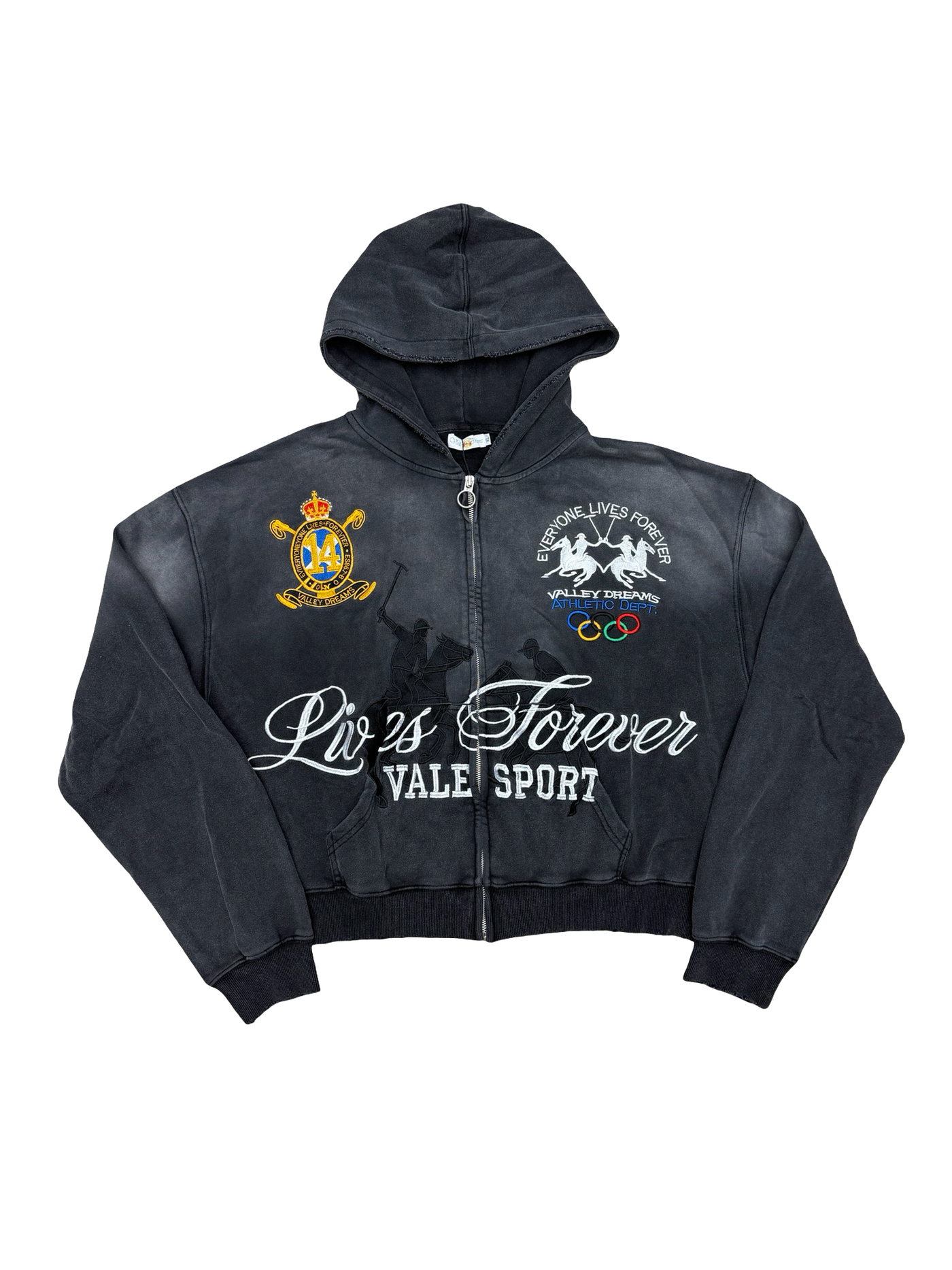 Vale Forever Valley Dreams Blackrock Zip-Up Hoodie