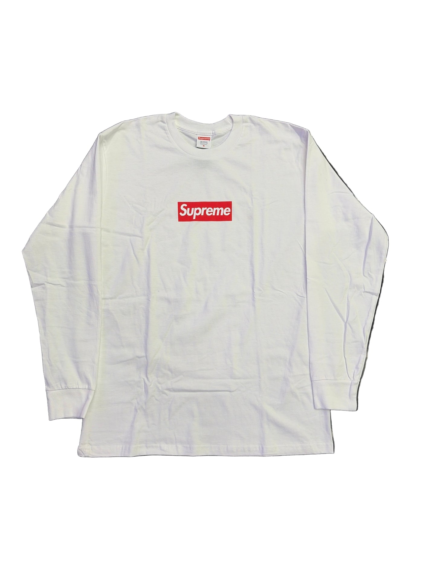 FW20 Supreme Box Logo L/S Tee White