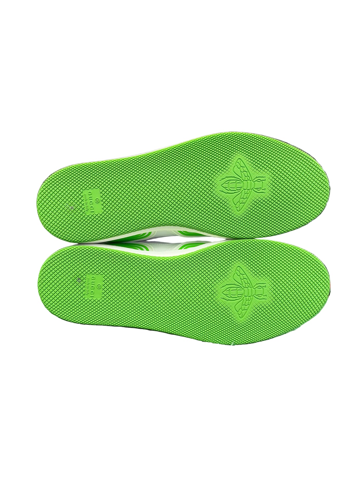 Gucci Basket Low Top GG White Demetra Green