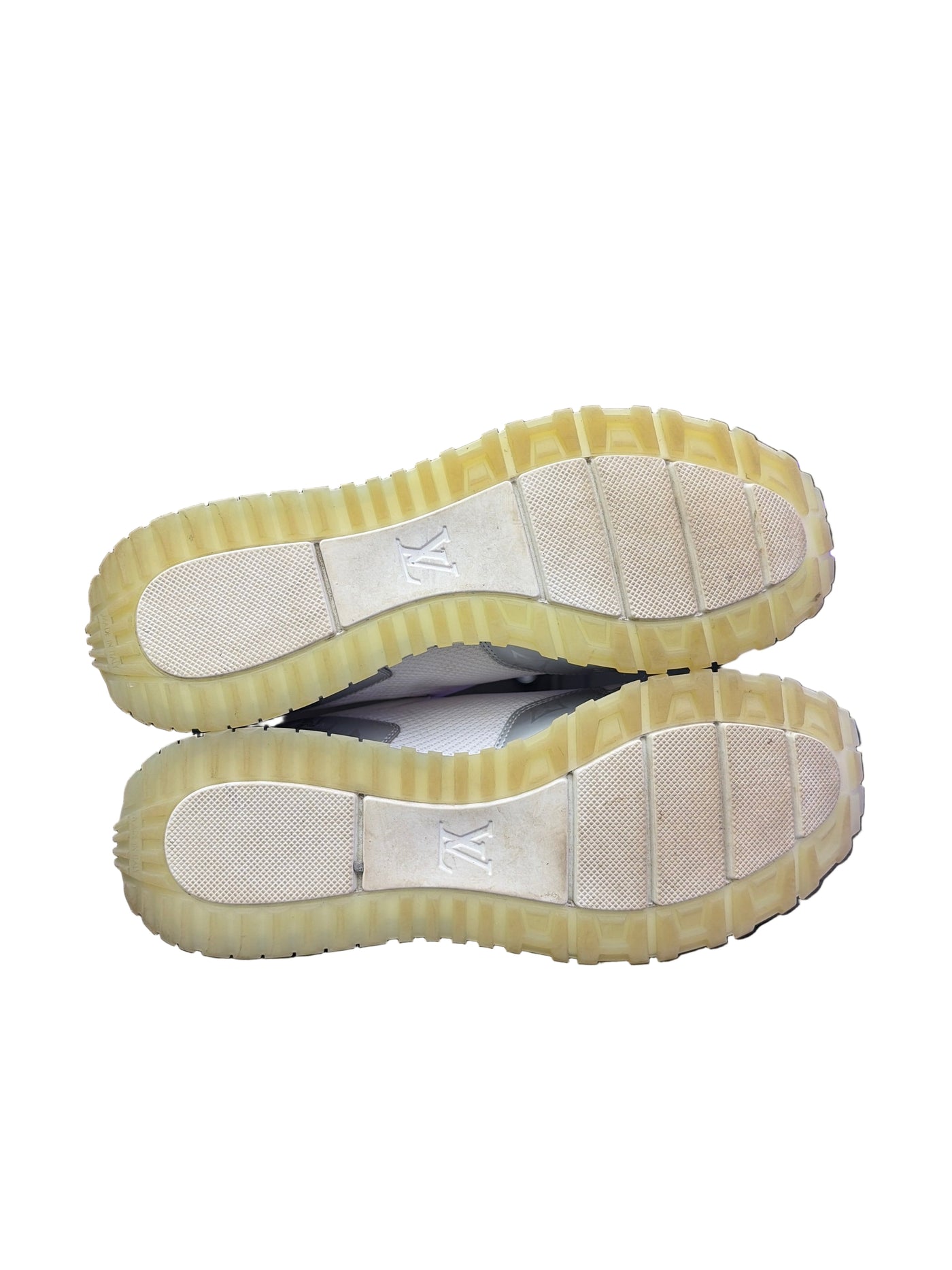 LV Run Away Sneaker White Silver