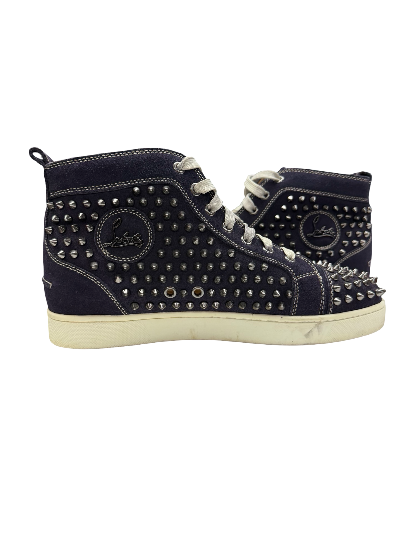 Christian Louboutin Mid Top Spiked Sneakers