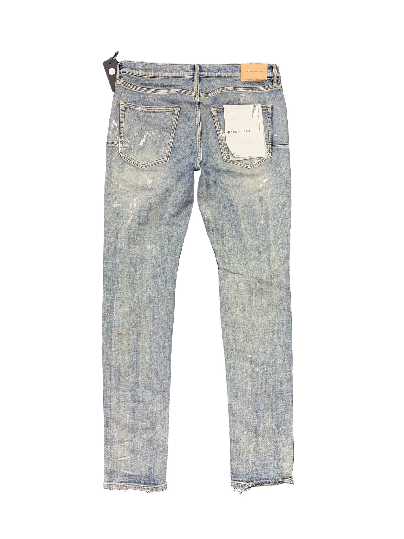 Purple Brand Paint Blowout Jeans Light Indigo