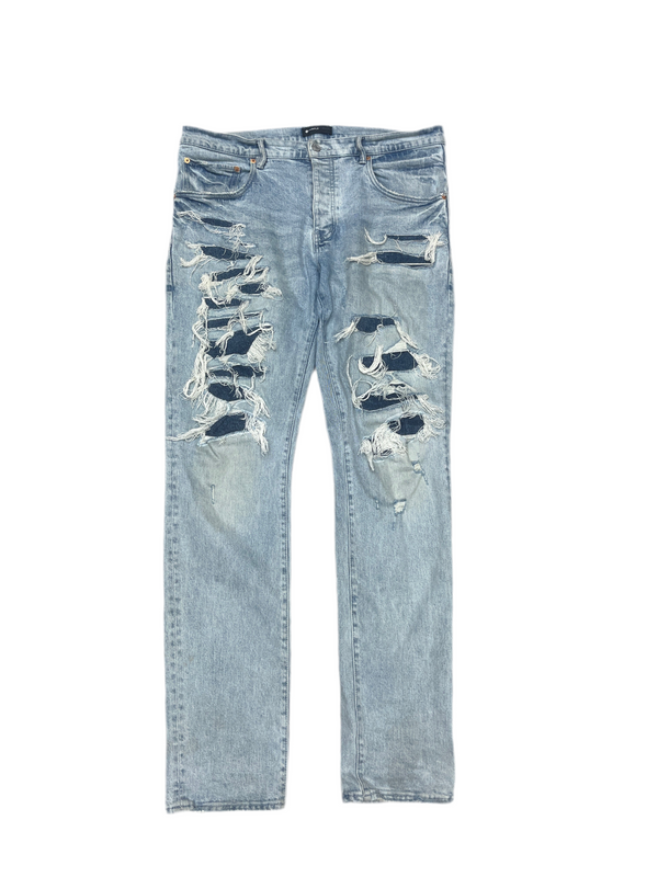 Purple Brand ripped slim-leg jeans
