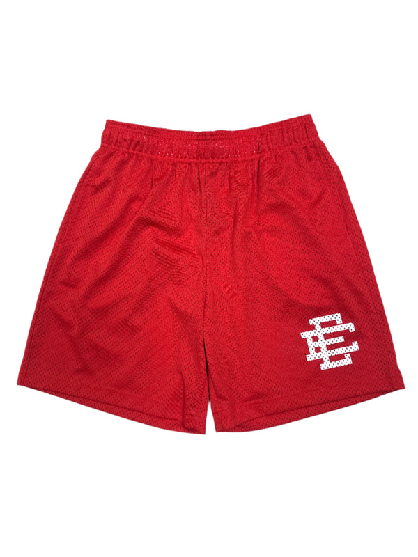 EE Basic Shorts Red White
