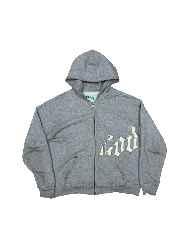 Godspeed OG Logo Hoodie V2 Heather Grey