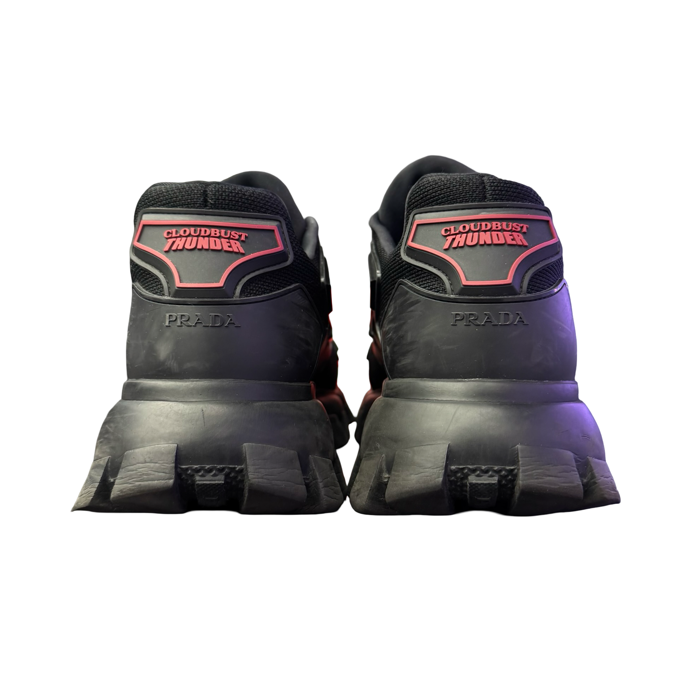 Prada Cloudbust Thunder Knit Black Red