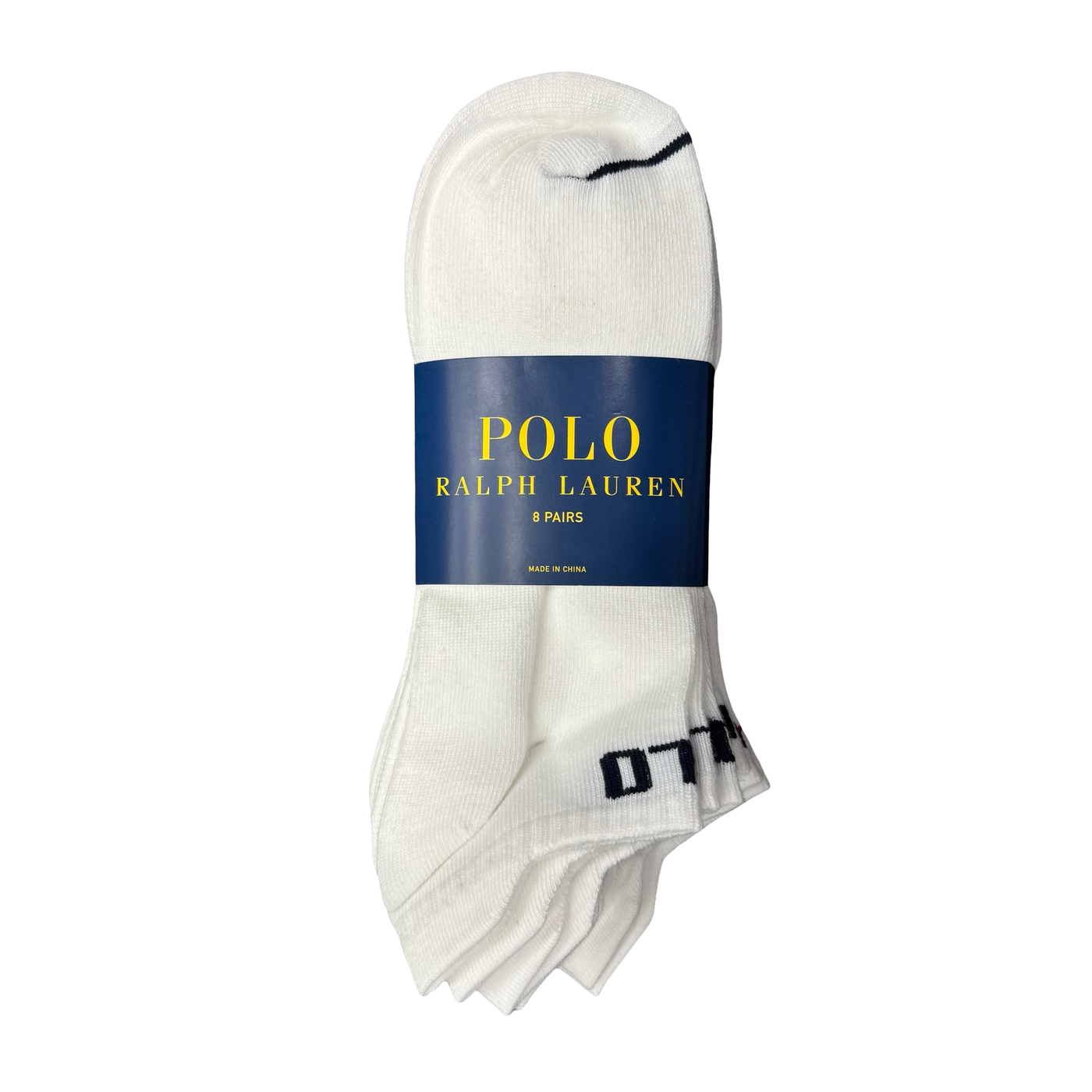 Polo Ralph Lauren Logo Ankle Socks White