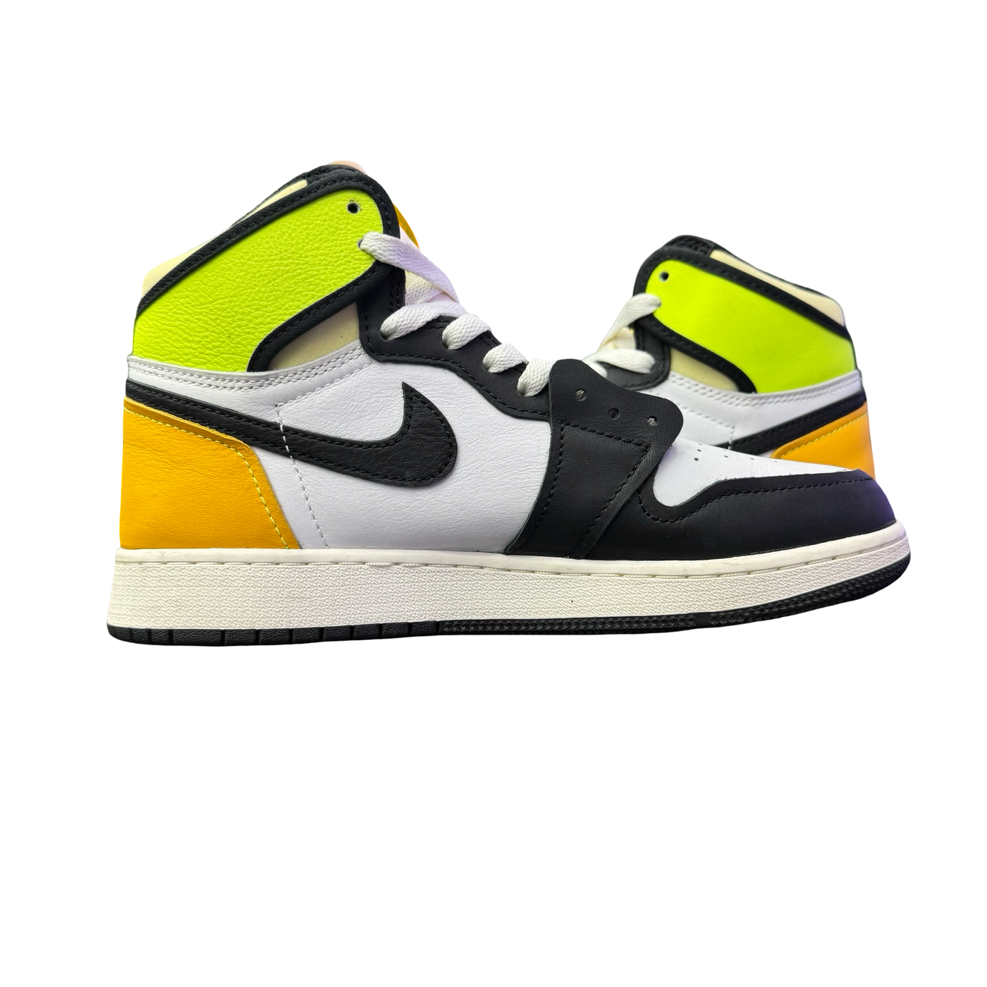 Nike Air Jordan 1 Retro (GS) White Black Volt University Gold