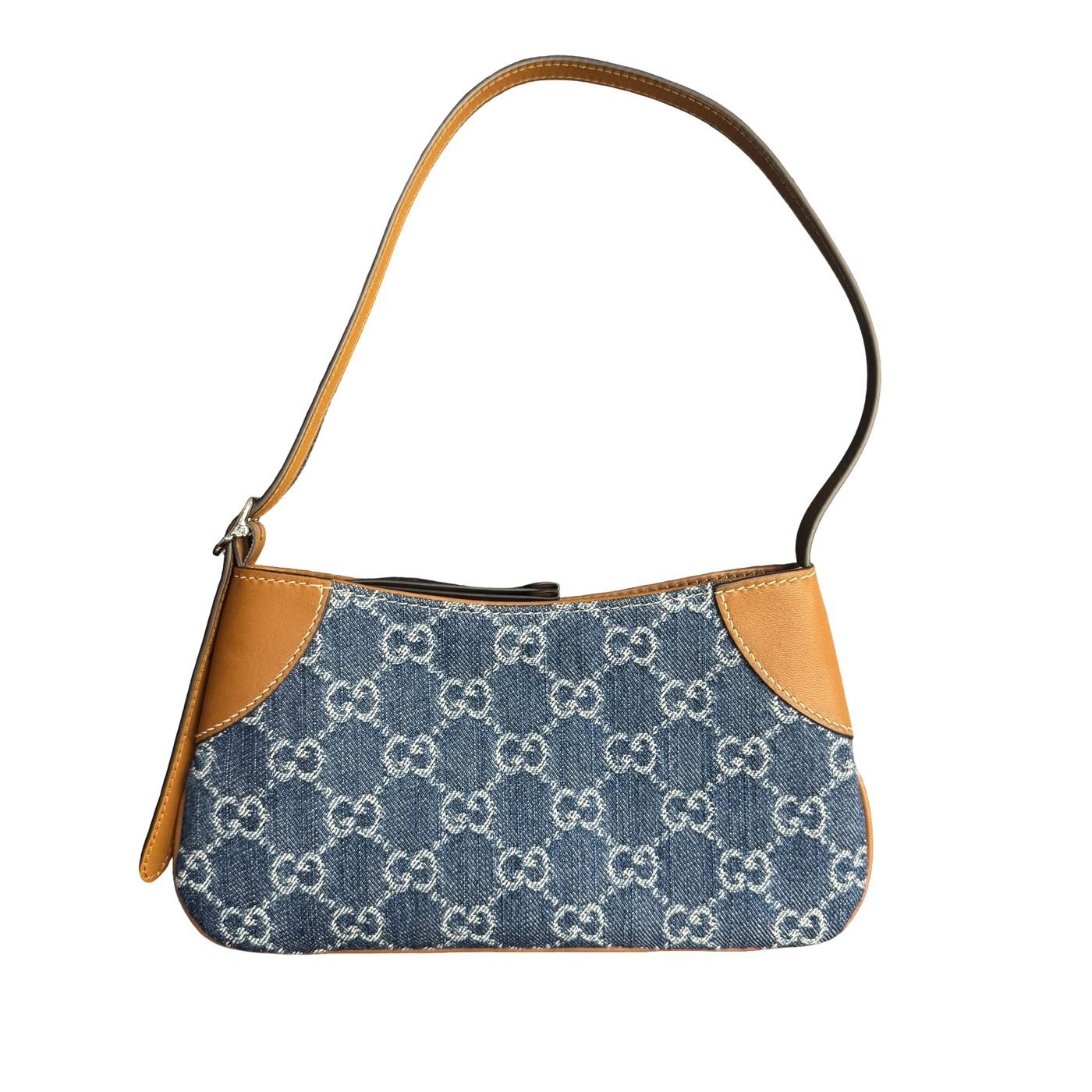 Gucci Emblem Super Mini Shoulder Bag Sapphire