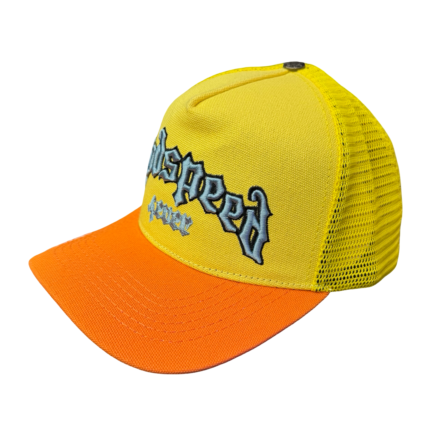 Godspeed Forever Boom Trucker Hat Yellow & Orange