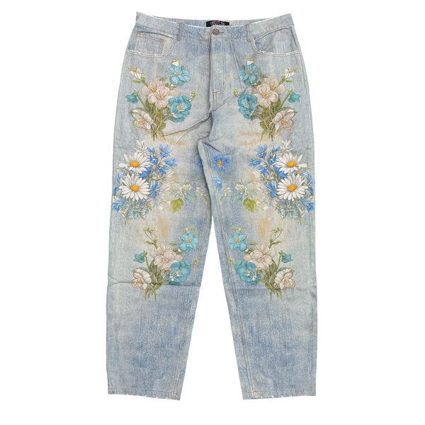 Vale Forever Garden Denim Jeans Blue