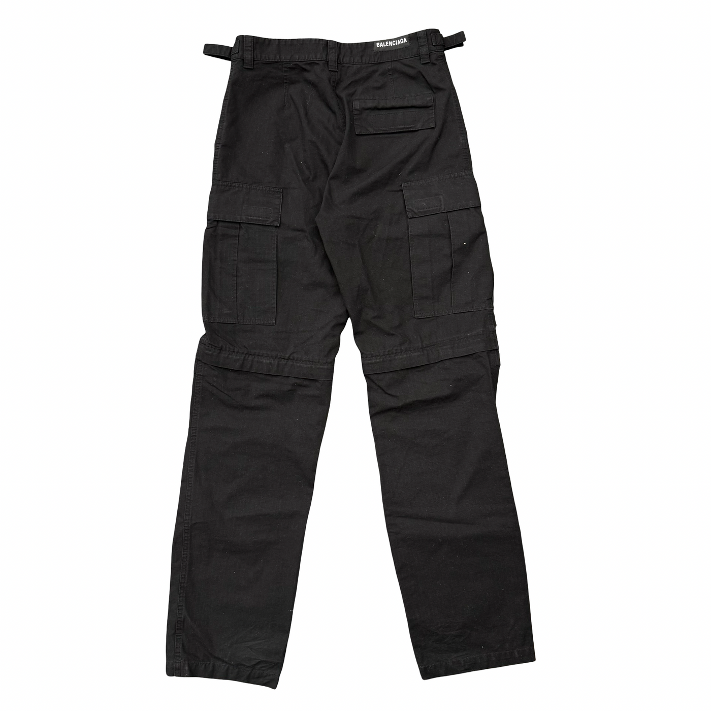 Balenciaga Convertible Cargo Pants Black