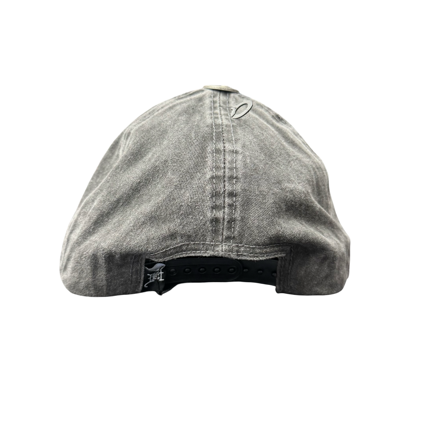 Ed Hardy Pink Embroidered Trucker Washed Grey