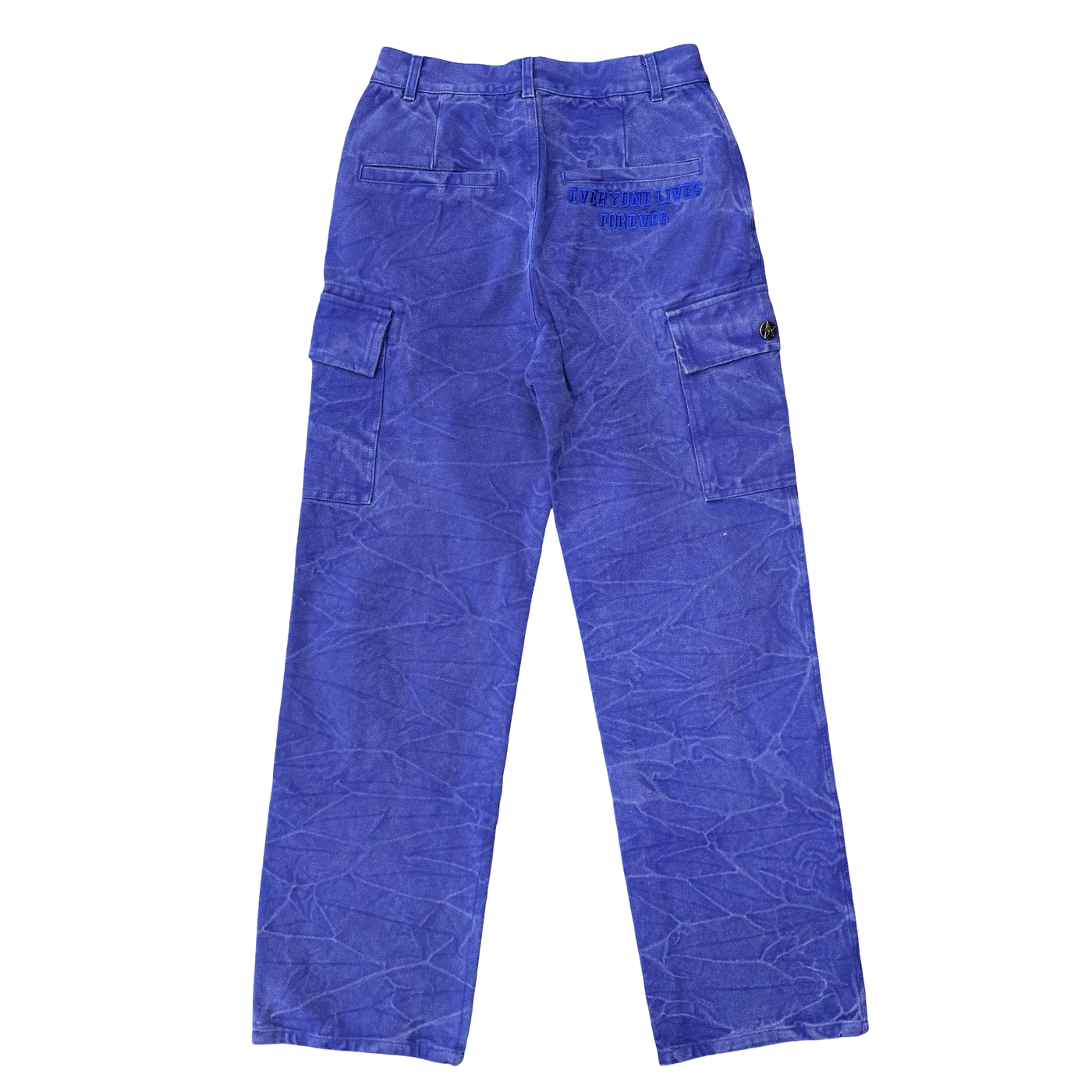 Vale Forever Monday Cargos Pants Blue Wash