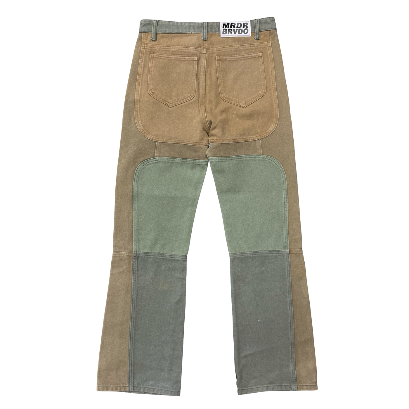 WDW Upcycled Denim Jeans Golden Dark Green