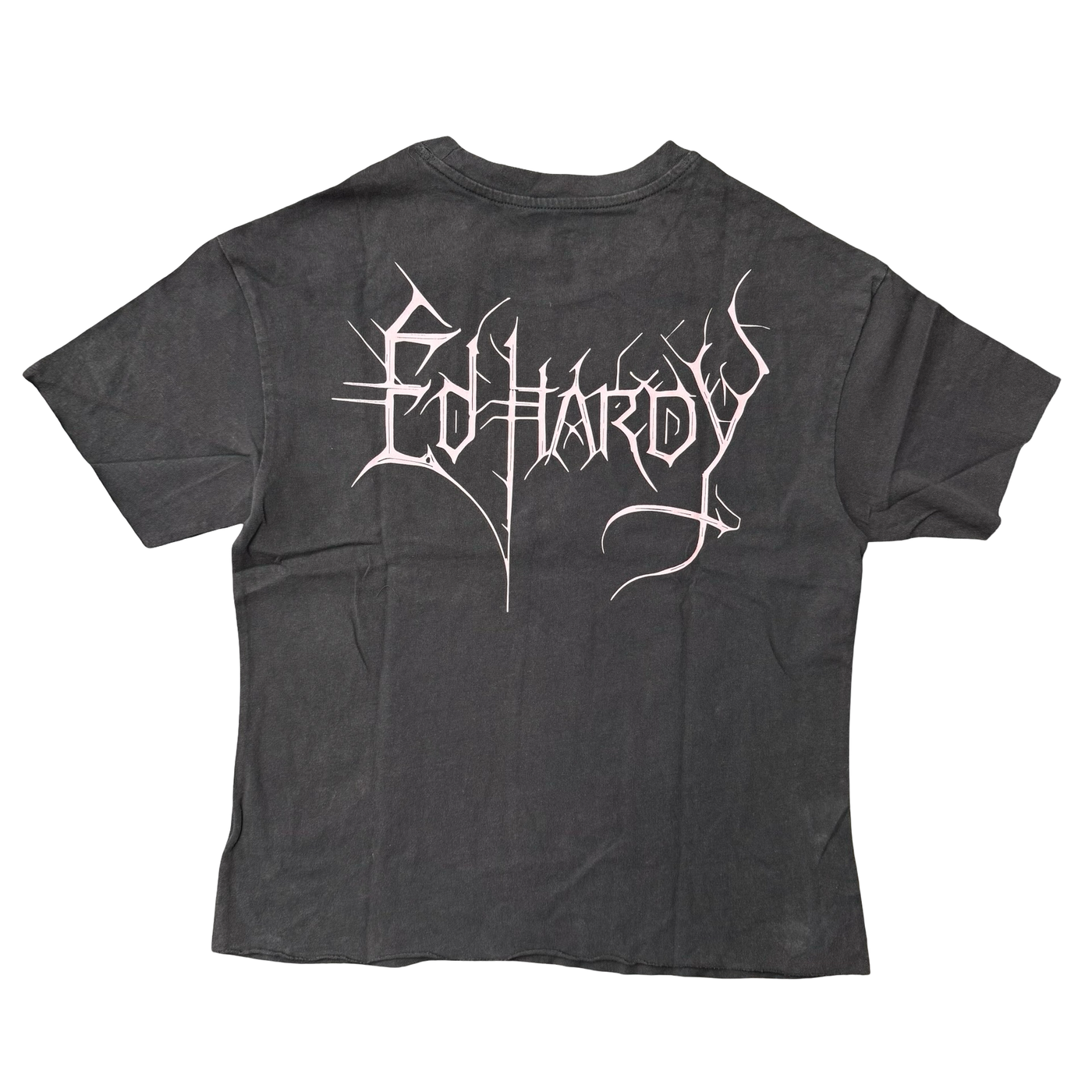 Ed Hardy Spider Skill Boxy Cropped Tee Mineral Grey