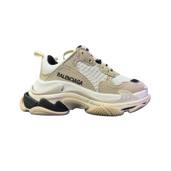 KIDS Balenciaga Triple S Sneakers Beige