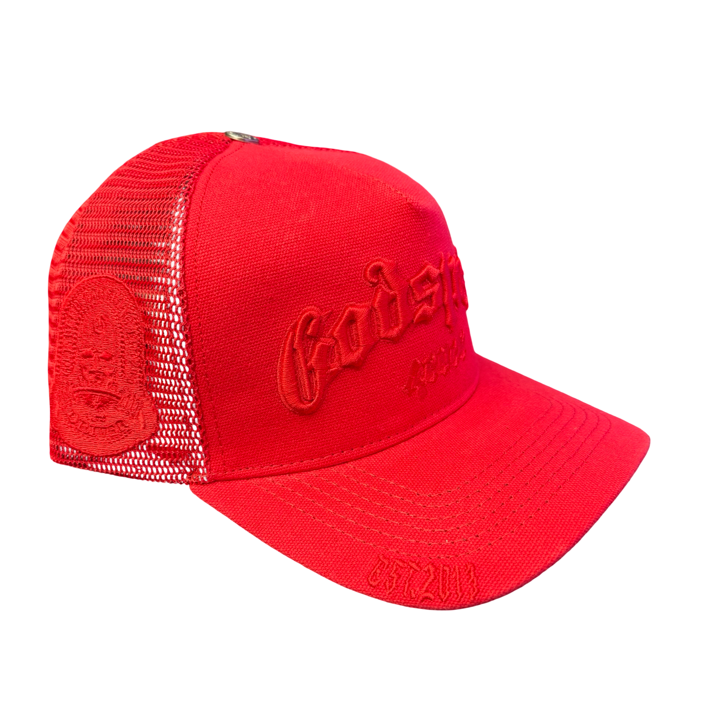 Godspeed Forever Trucker Hat Red