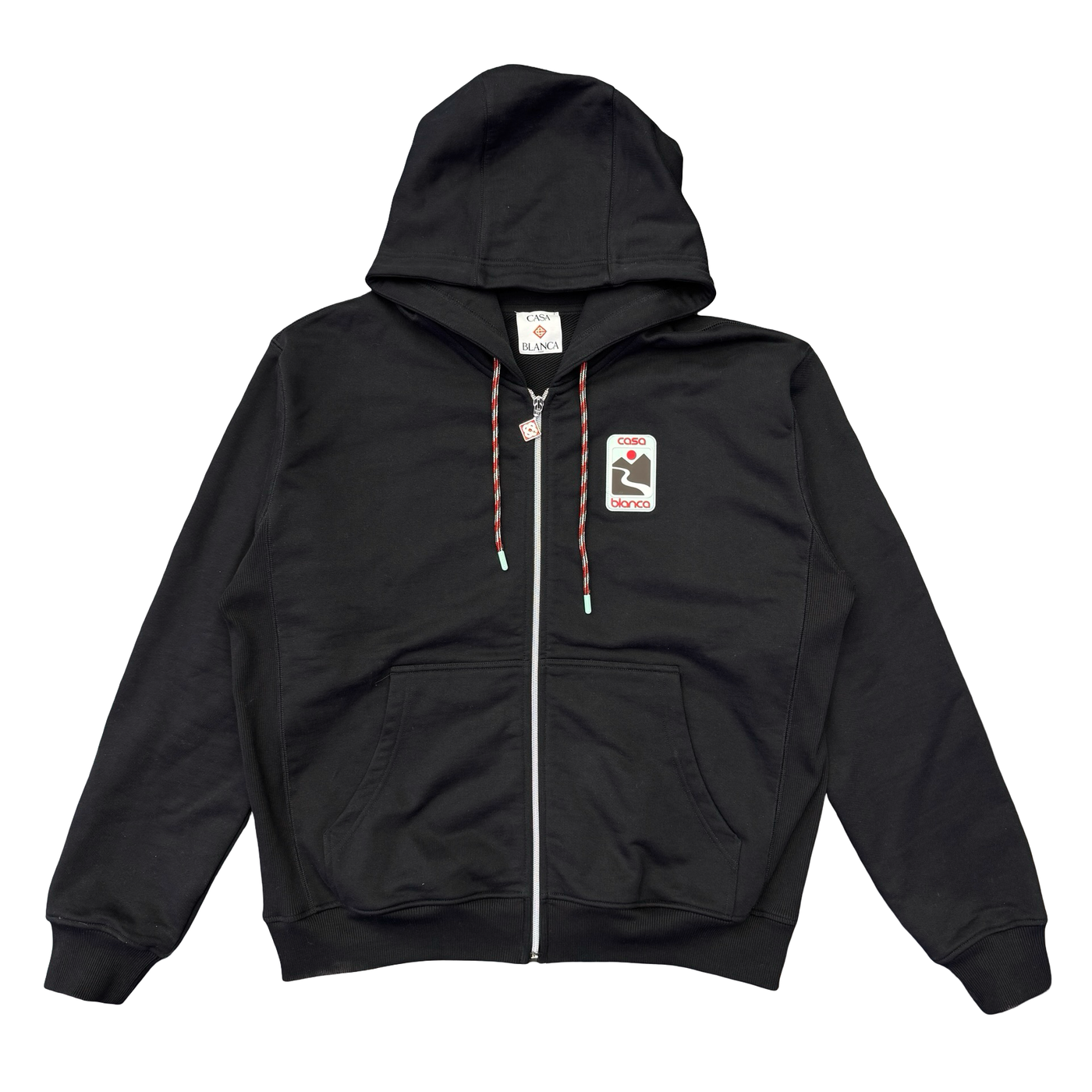 Casa Blanca Sunset Valley Zip Hooded Sweatshirt Black