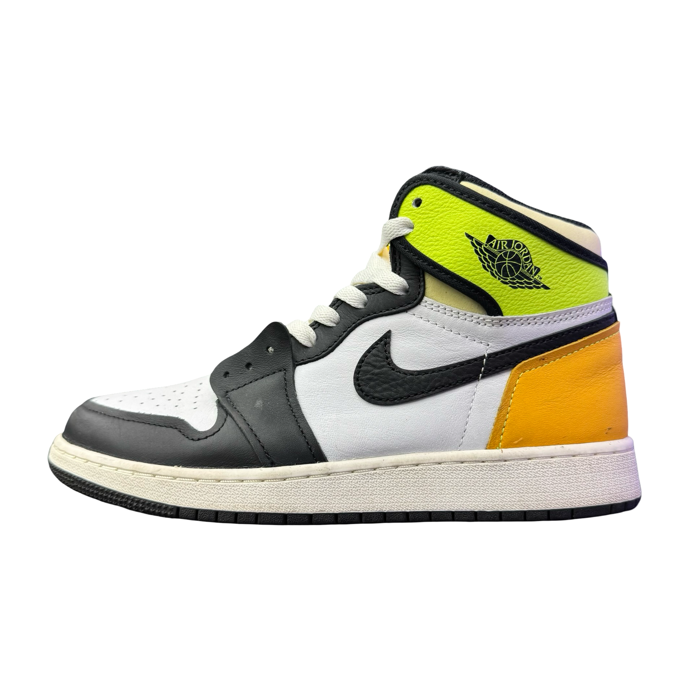 Nike Air Jordan 1 Retro (GS) White Black Volt University Gold