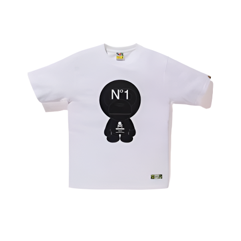 BAPE x Neighborhood Baby Milo Tee White Black