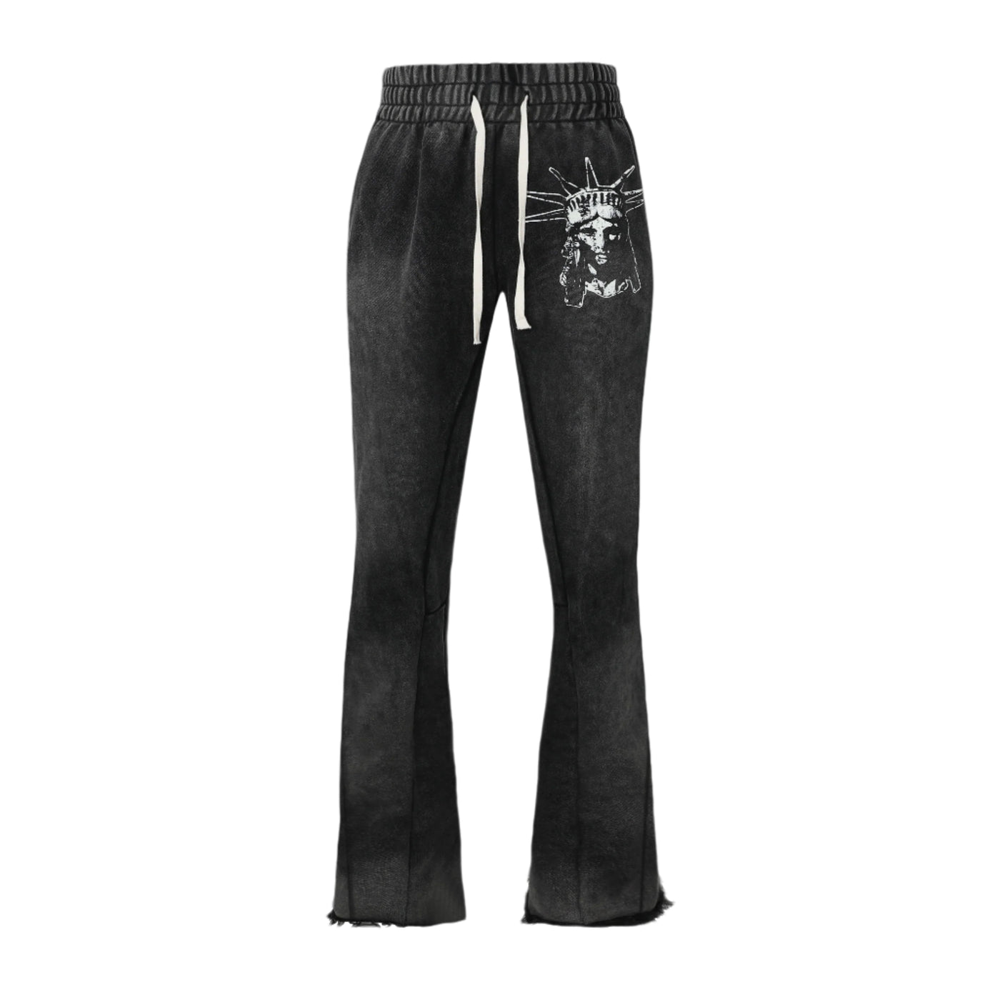 Lost Intricacy Flare Sweatpants Black