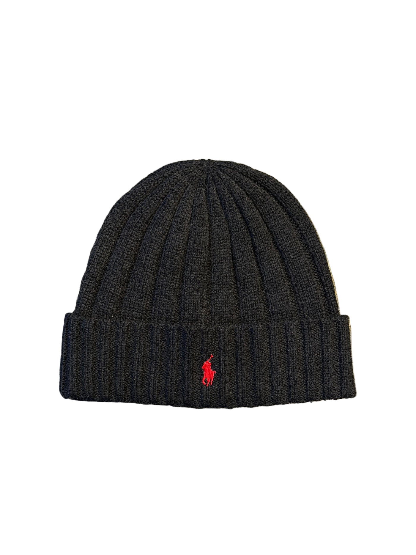 Polo Ralph Lauren Ribbed Cuff Knit Beanie Black