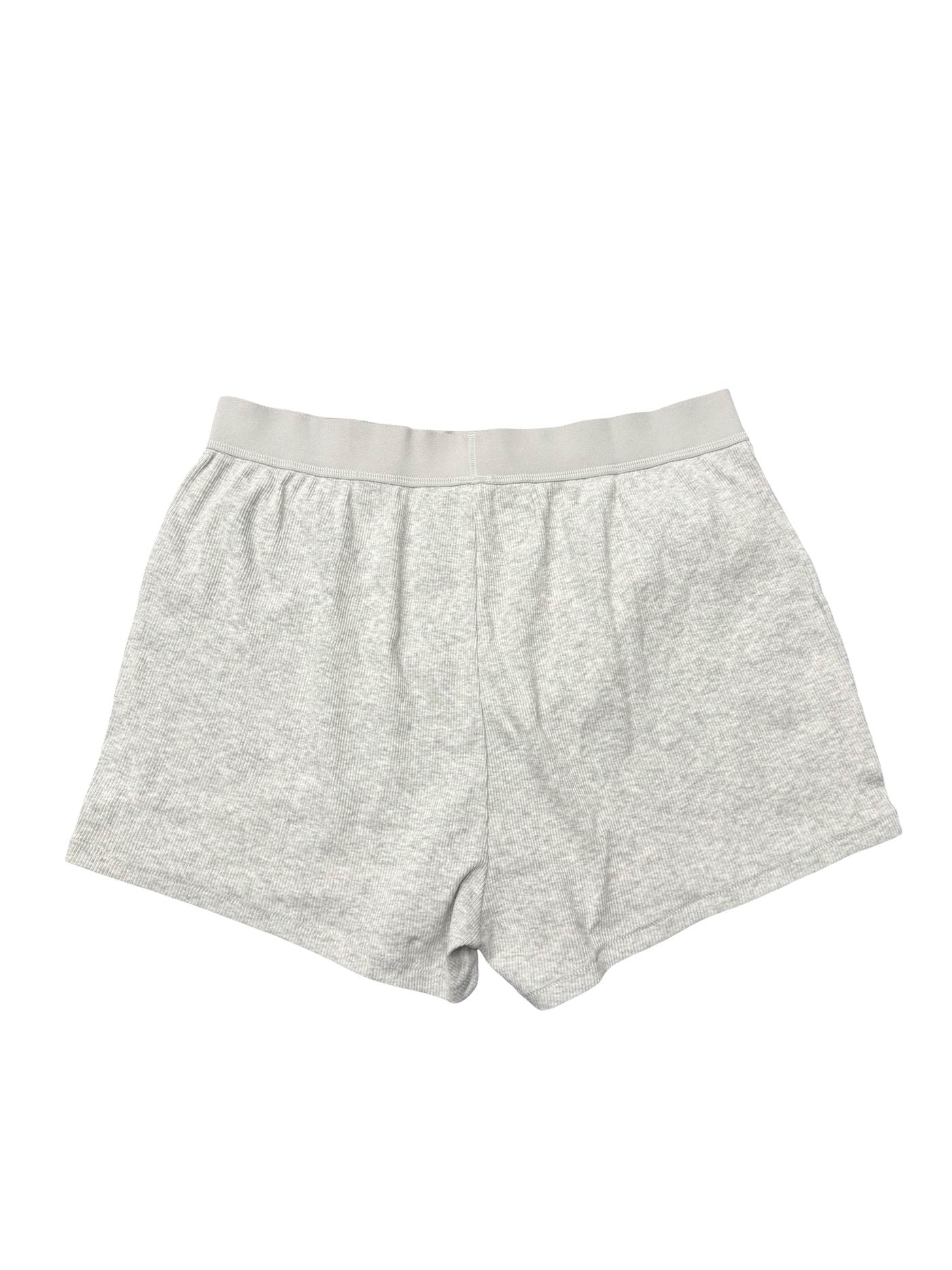 SKIMS Cotton Rib Loose Boxers Light Heather Grey