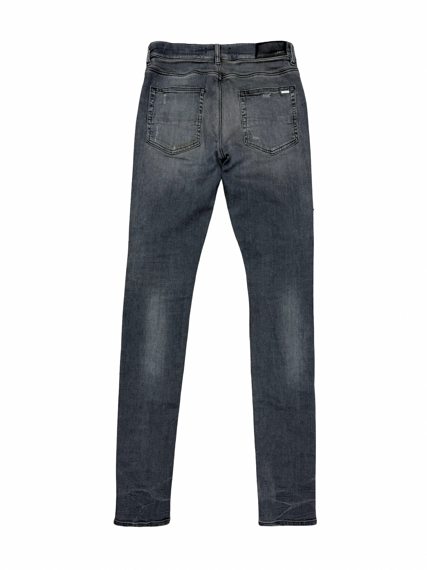 Amiri MX1 Camo Patch Jeans Grey