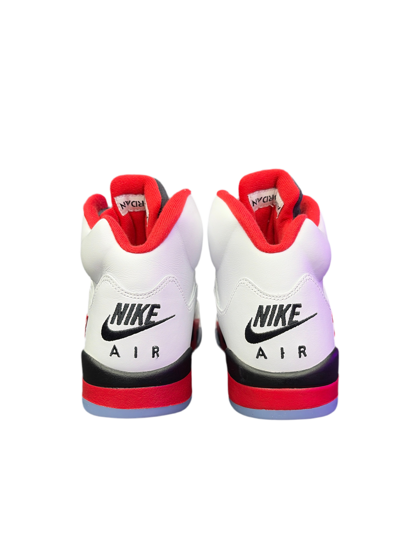 Nike Air Jordan 5 Retro Fire Red Black Tongue