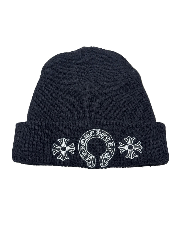 Chrome Hearts Thermal Black Beanie
