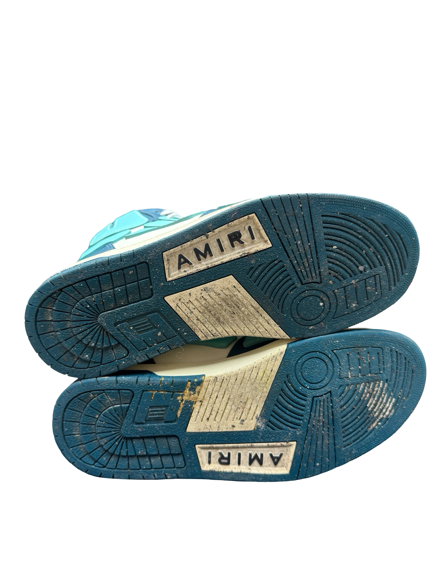 Amiri Skel Bone High Top Blue