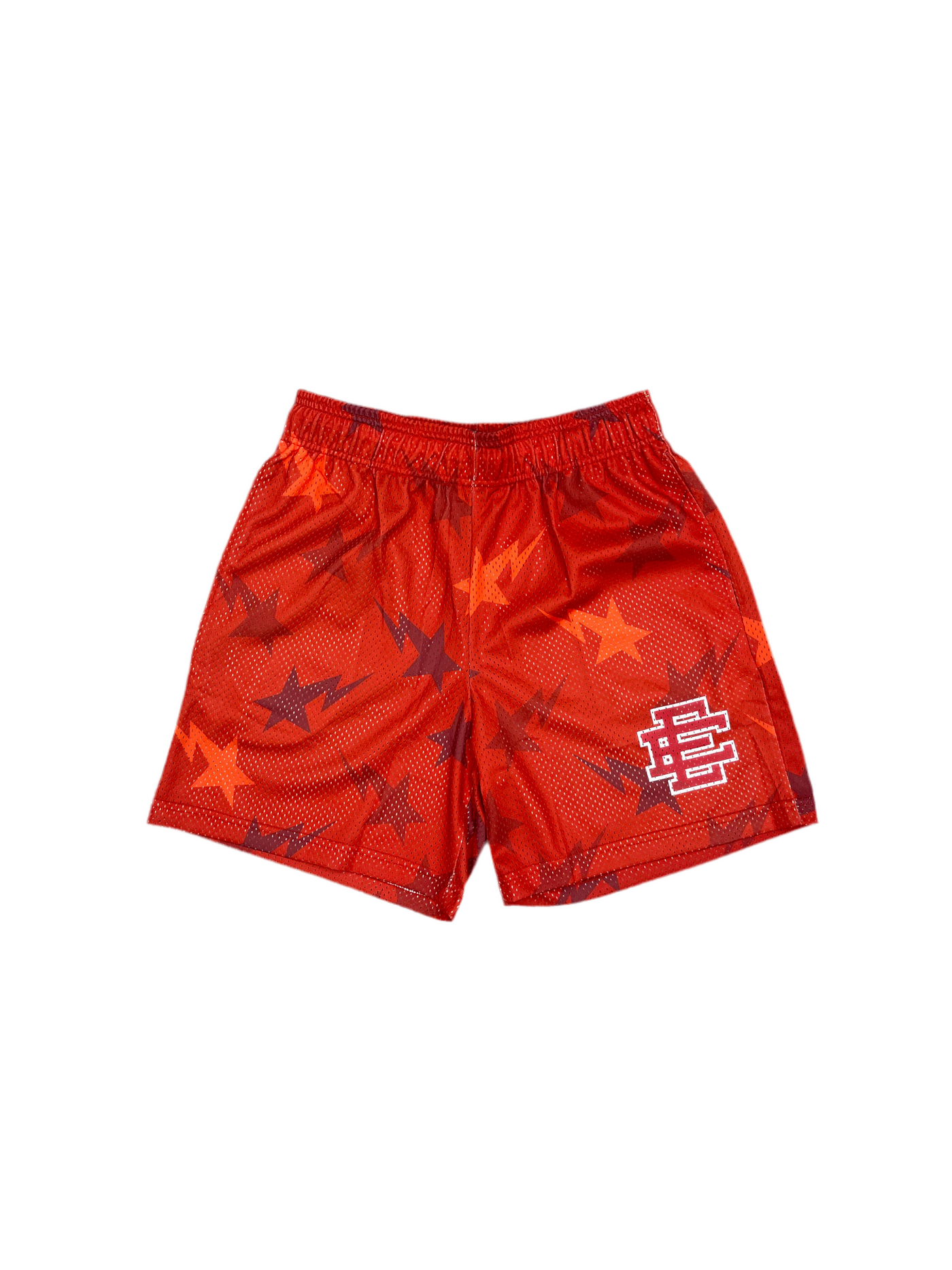 EE x BAPE Basic Shorts Red