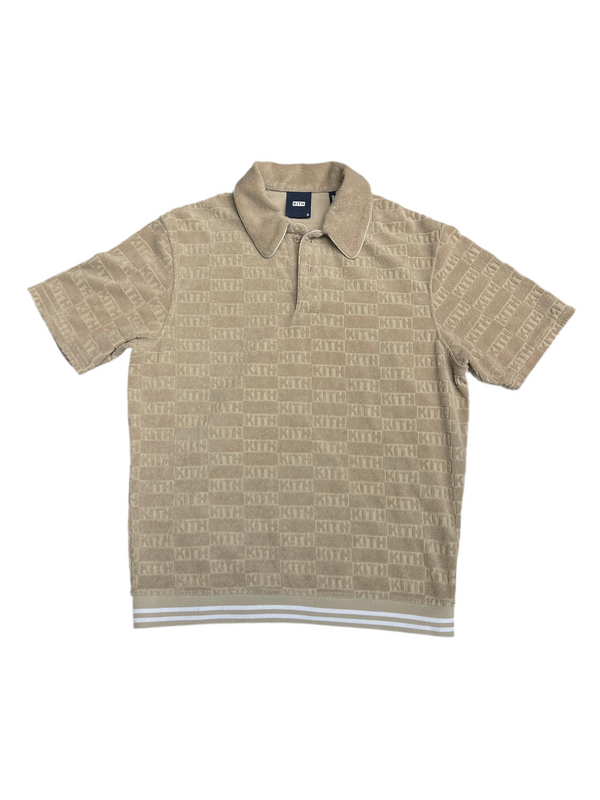 KITH Monogram Cotton Polo Graham