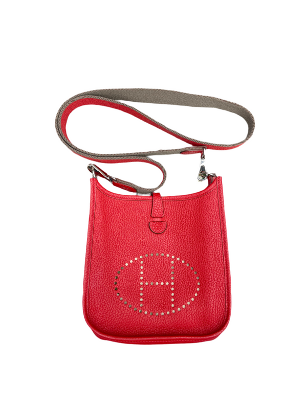 Hermes Mini Evelyn II TPM Red