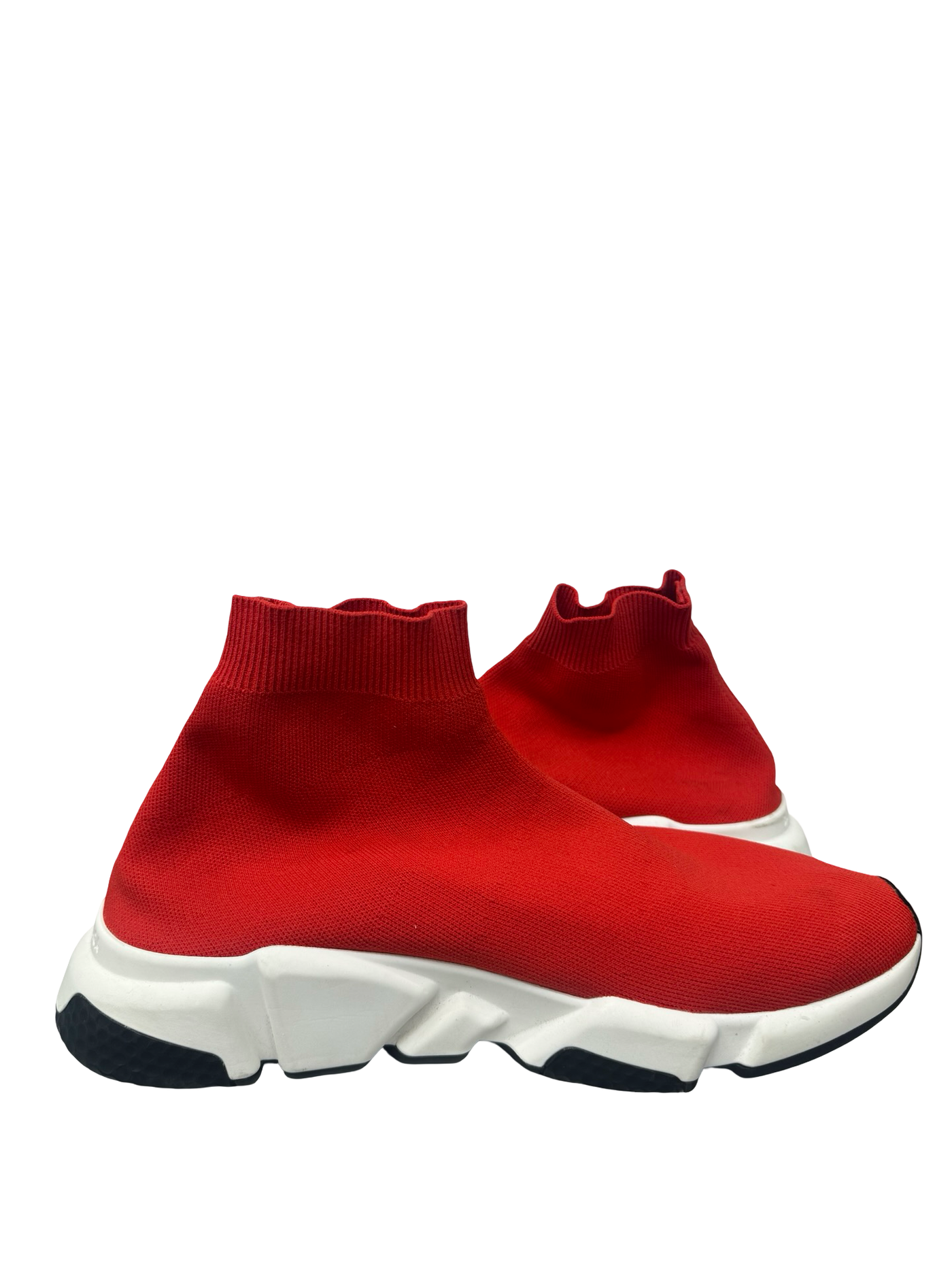 Balenciaga Speed Trainer Mid Red Sneakers