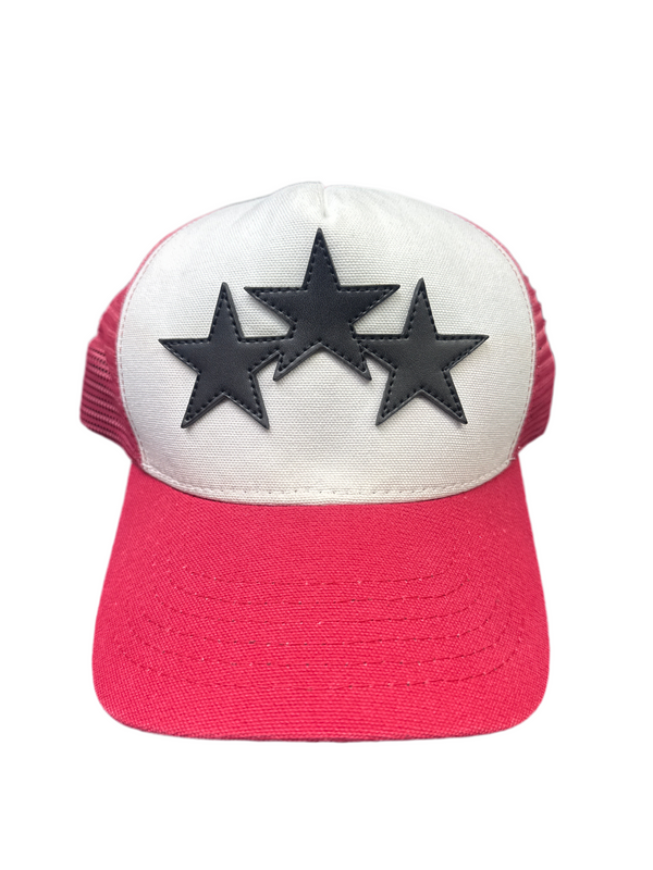 AMIRI Red White Star Trucker
