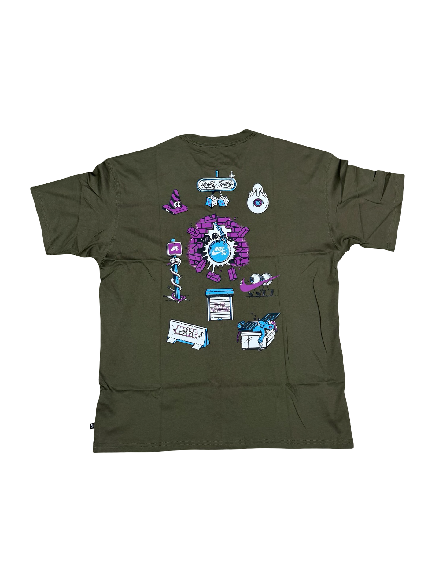 Nike SB Max90 Skate T-Shirt Medium Olive