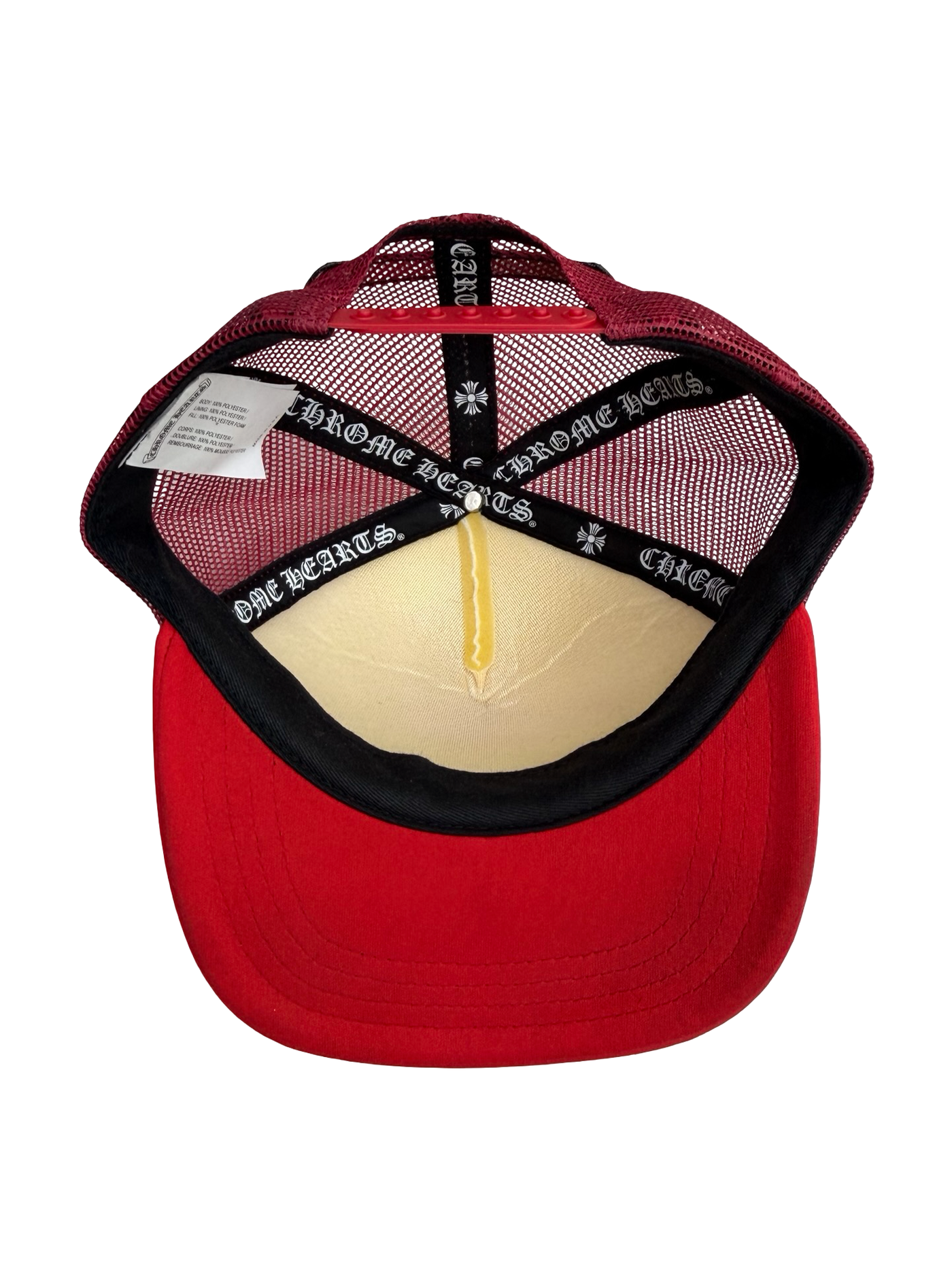 Chrome Hearts King Taco Trucker Hat White Red