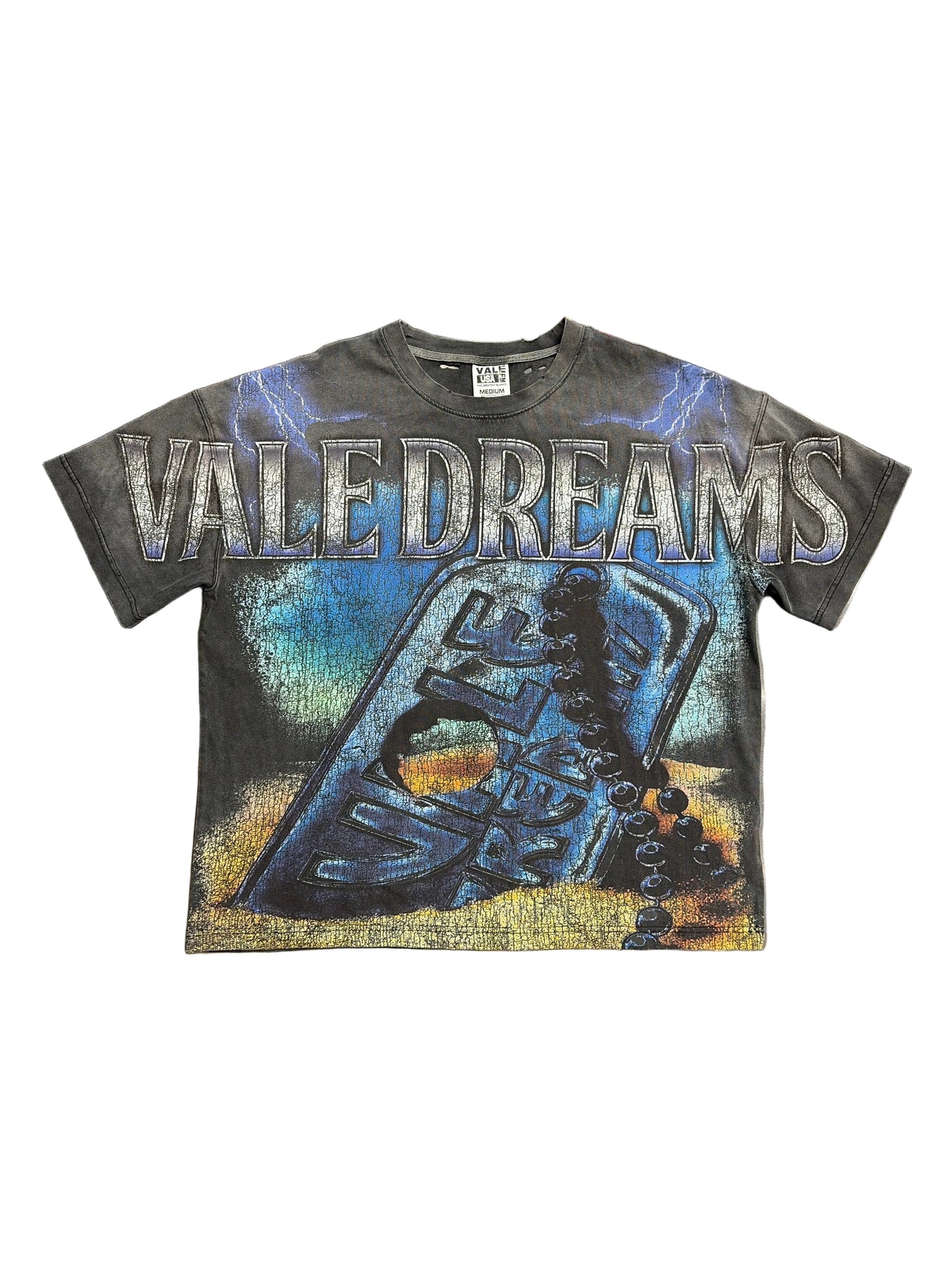 Vale Forever Dog Tag Big Tee Black