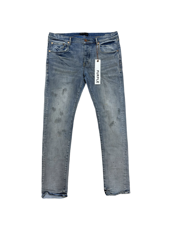 Purple Brand P001 Indigo Oil Repair Jeans
