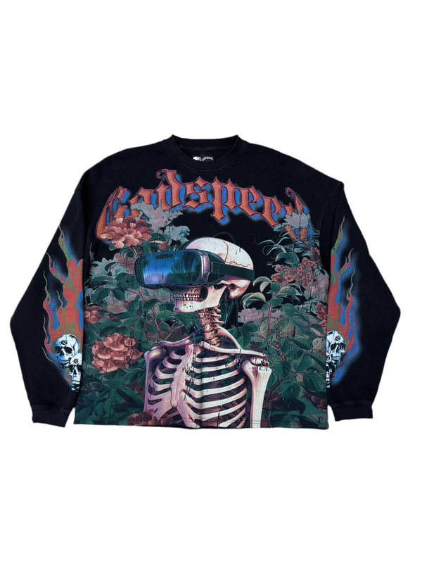 GodSpeed Vision Flowers LS Thermal (Grey Washed)