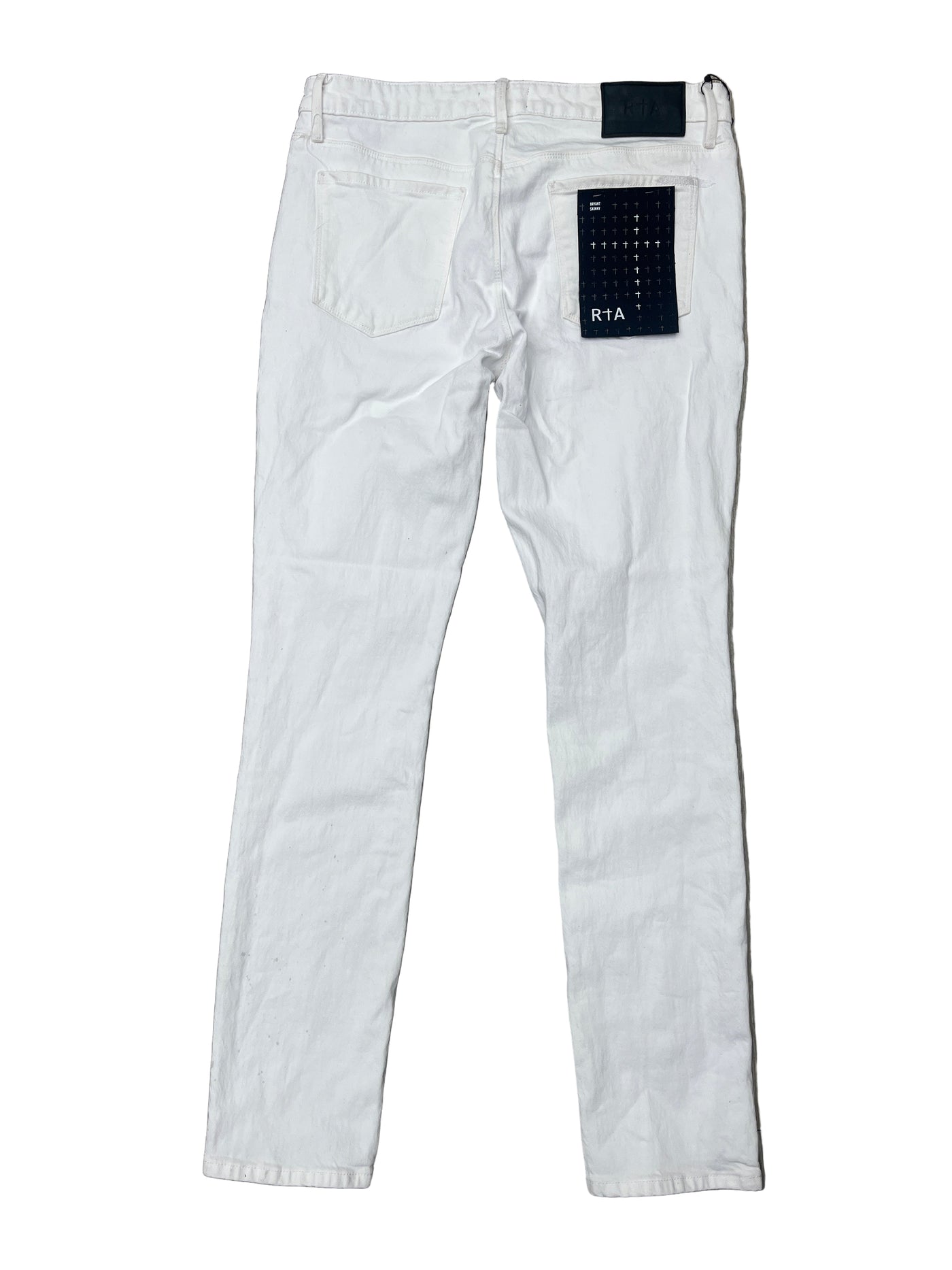 RTA White Straight Legged Jeans