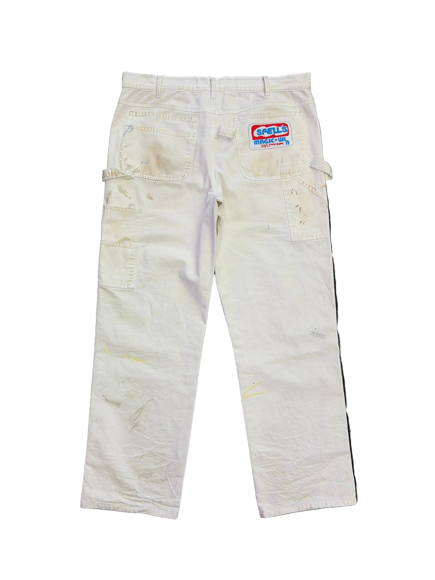 Paly Hollywood Spells Painter Pants White