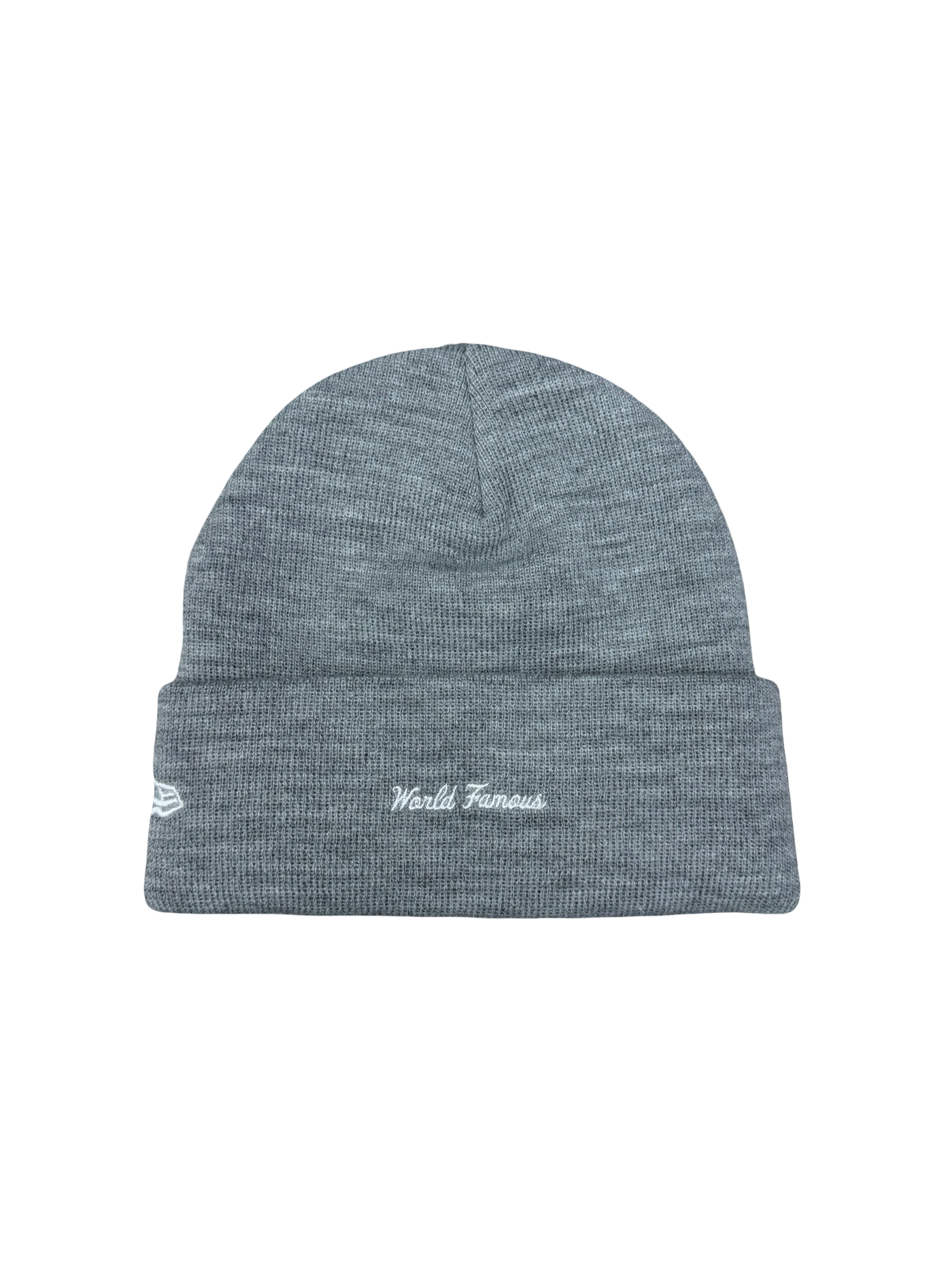 Supreme x New Era Box Logo Beanie Grey