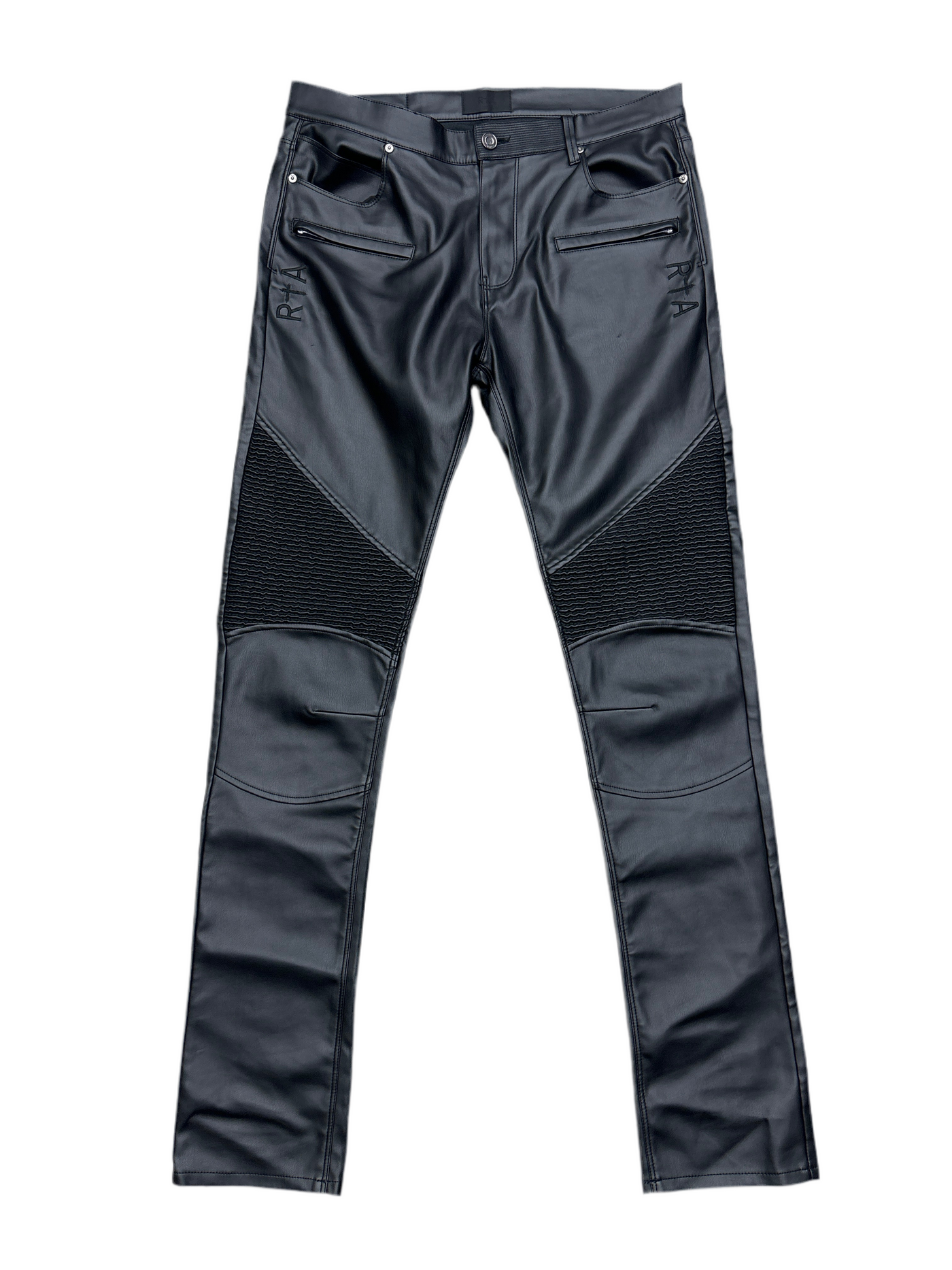 RTA Leather Kieran Pants Black