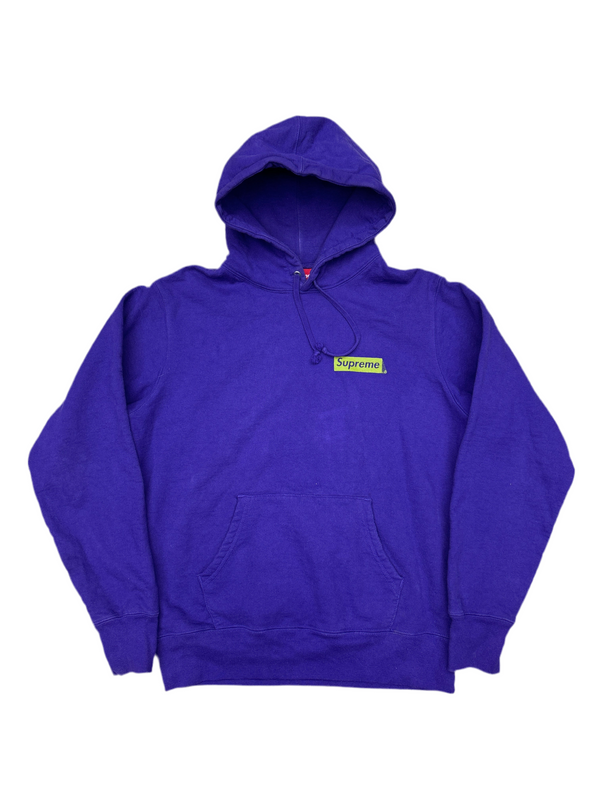 Supreme Stop Crying Purple Hoodie