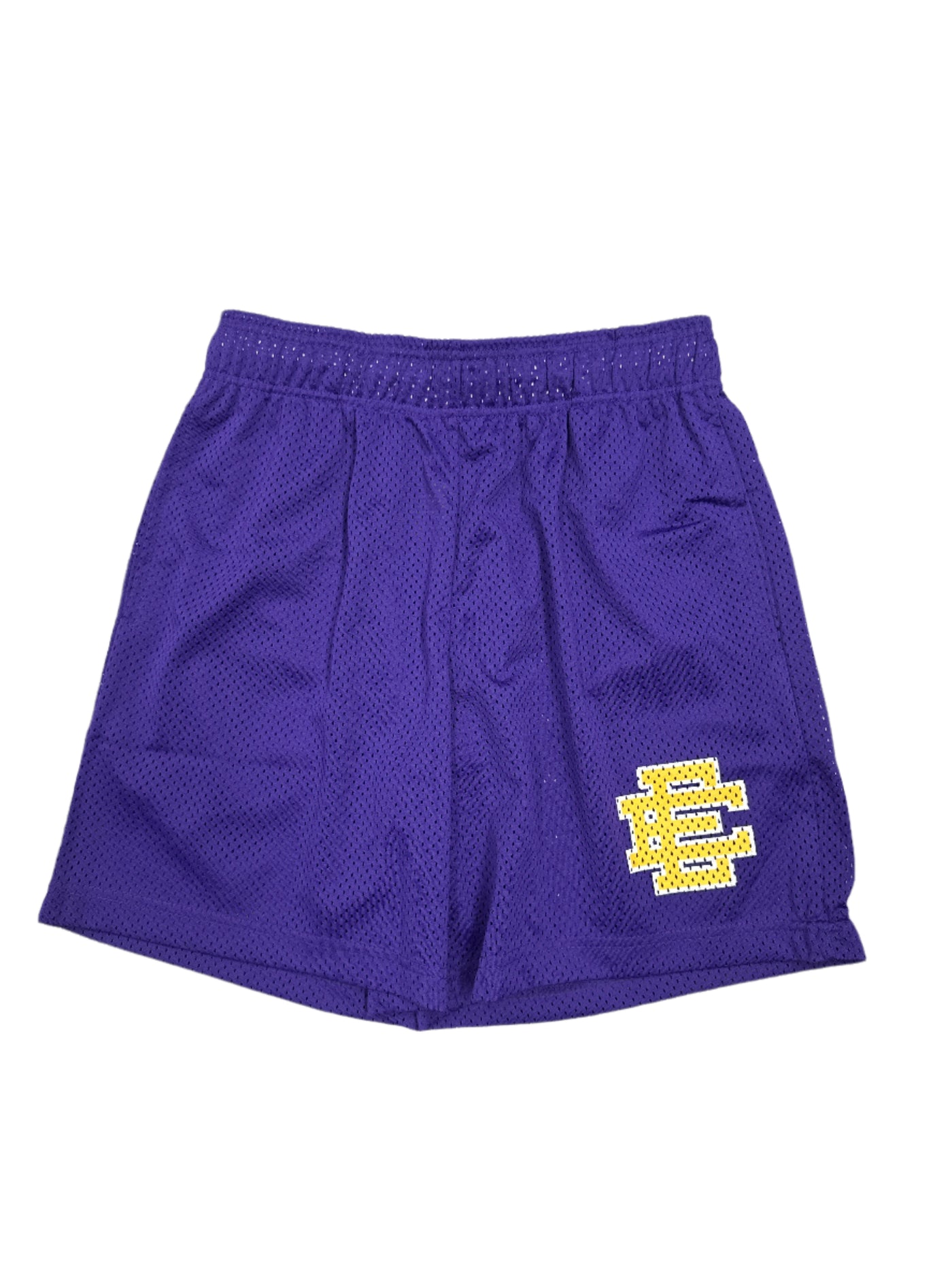 EE Basic Shorts Purple Yellow